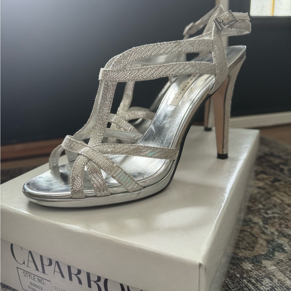 Caparros Silver Heels
